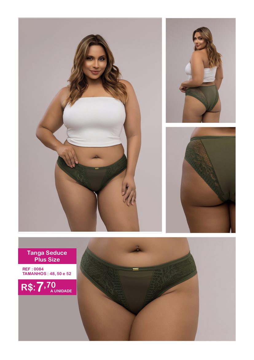Tanga Seduce Plus Size - referência 0084