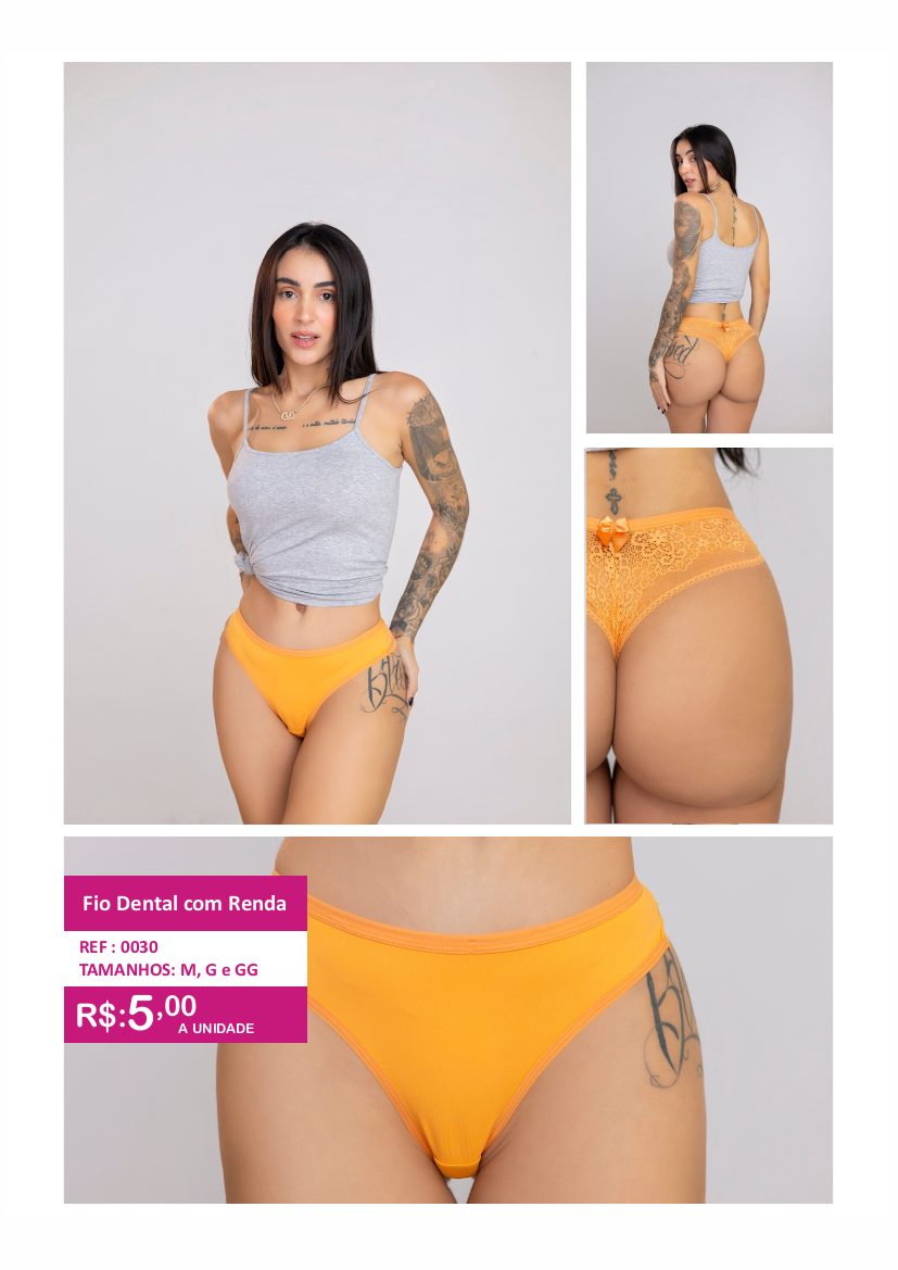 Fio Dental com Renda - referência 0030