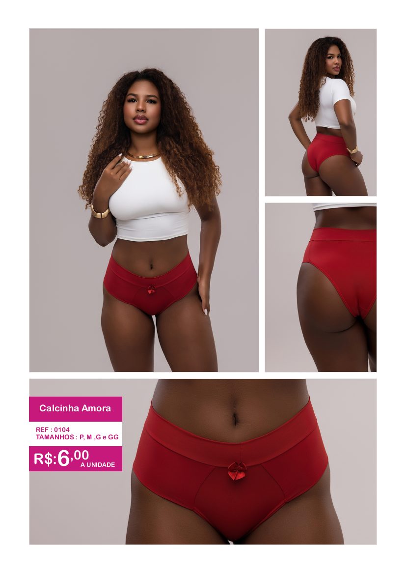 Calcinha Amora - referência 0104