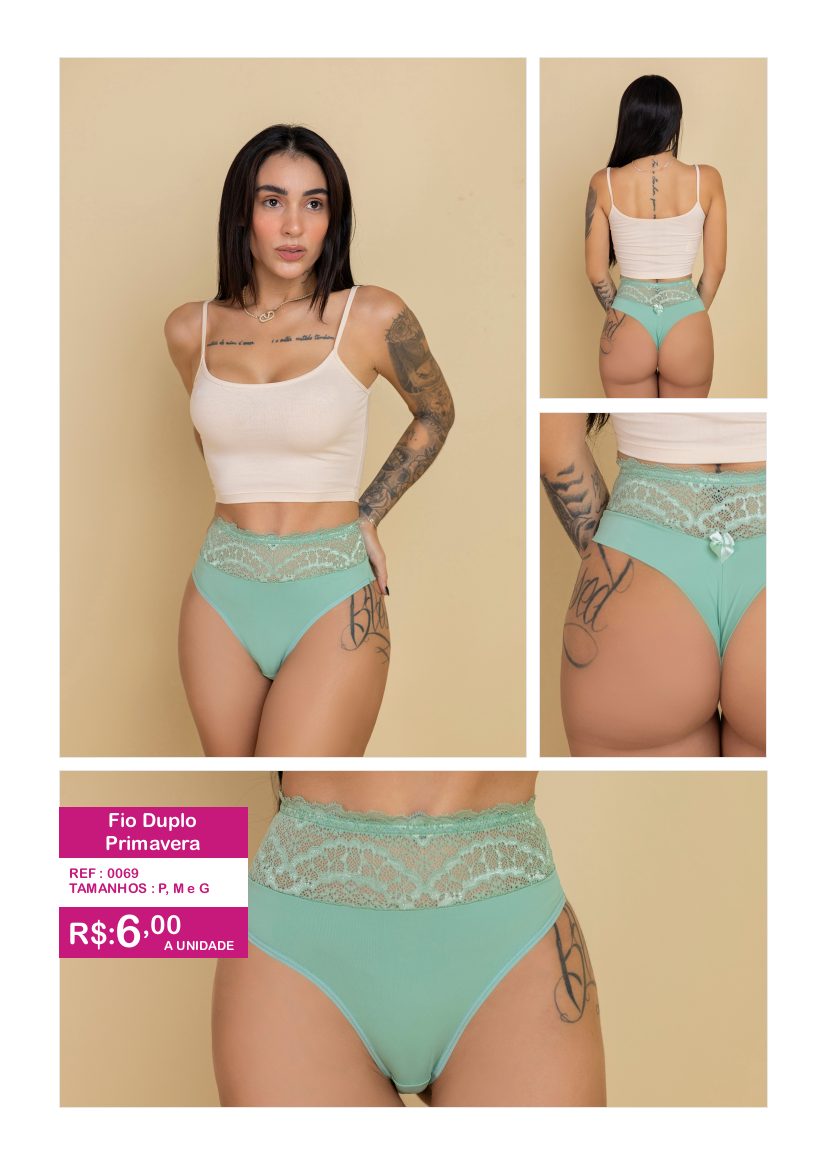 Fio Duplo Primavera - referência 0069